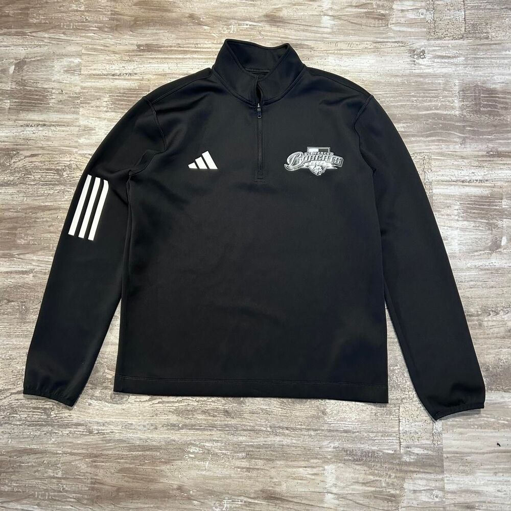 UC Merced Adidas Women's black quarter zip athleisure sportswear athletic sweats